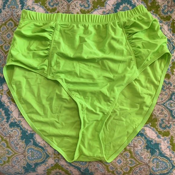 FRINGE Bikini neon green NWOT - Picture 2 of 8
